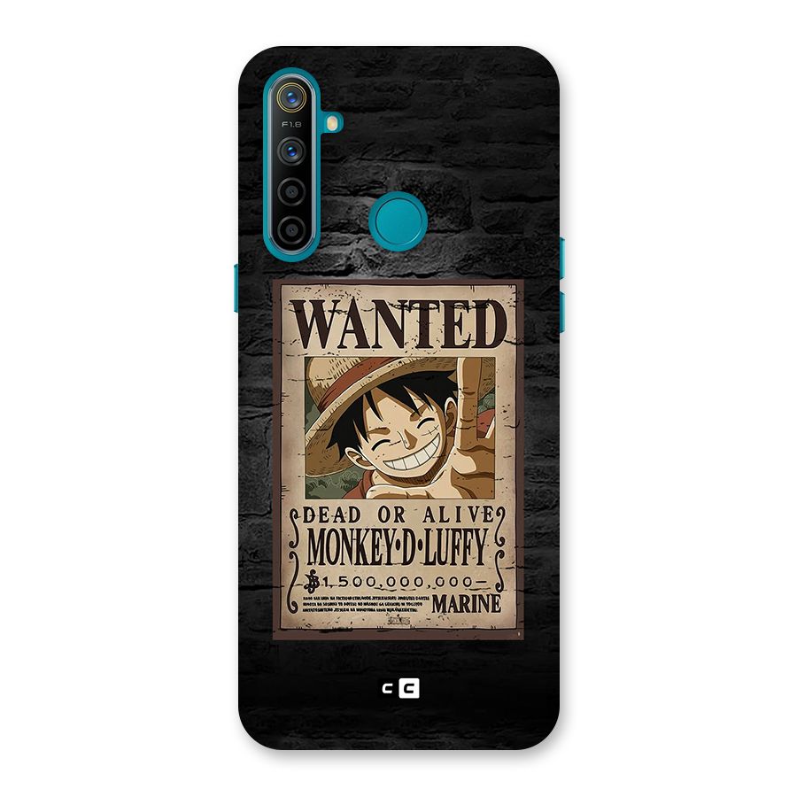 Luffy Wanted Back Case for Realme 5i