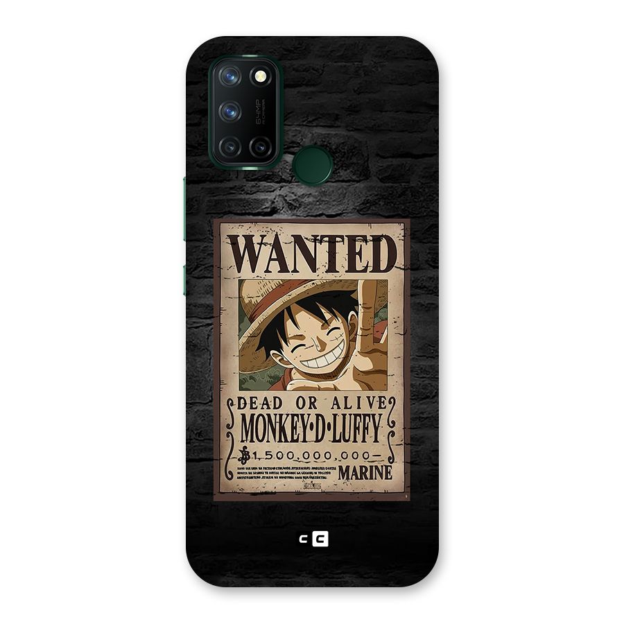 Luffy Wanted Back Case for Realme 7i