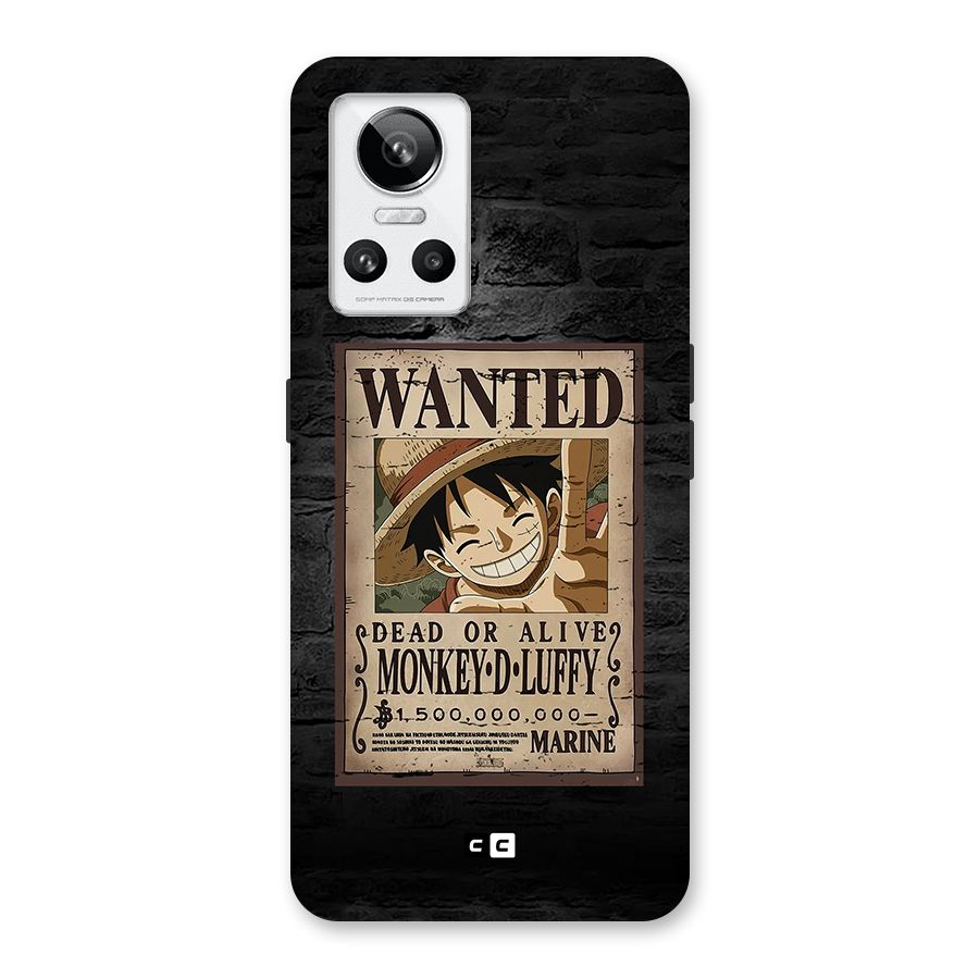 Luffy Wanted Back Case for Realme GT Neo 3