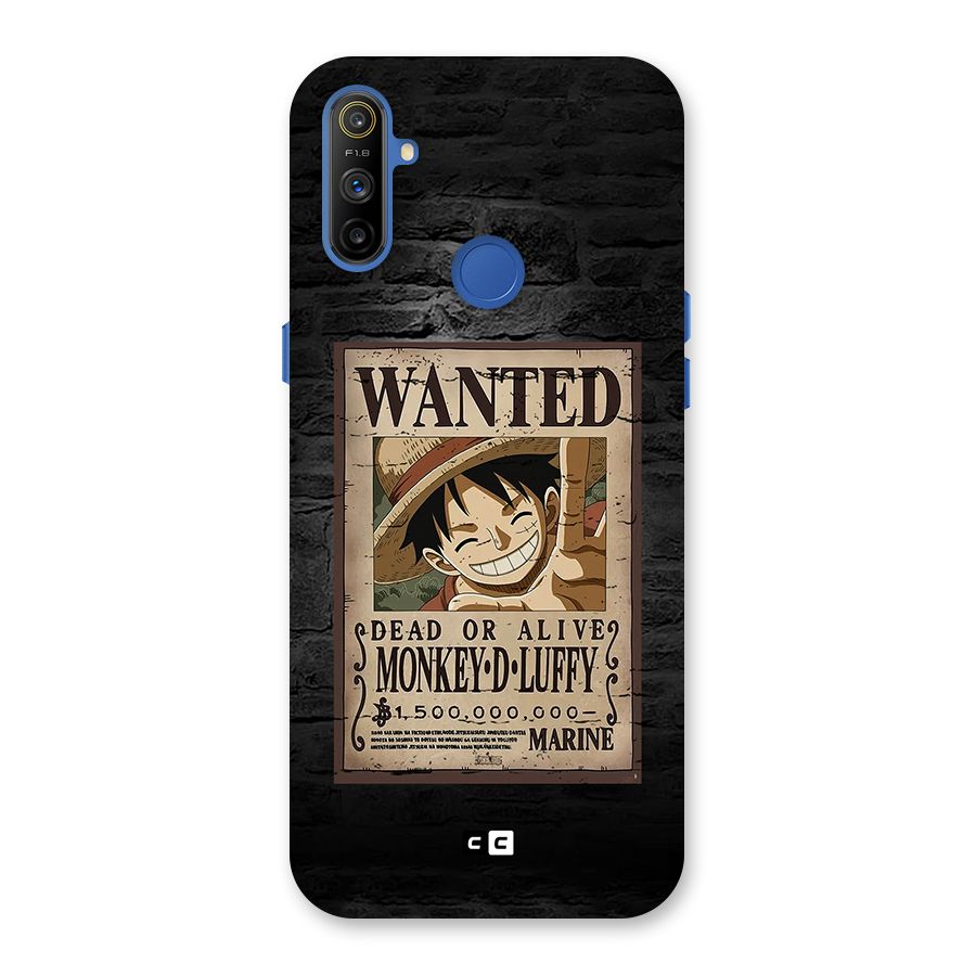 Luffy Wanted Back Case for Realme Narzo 10A