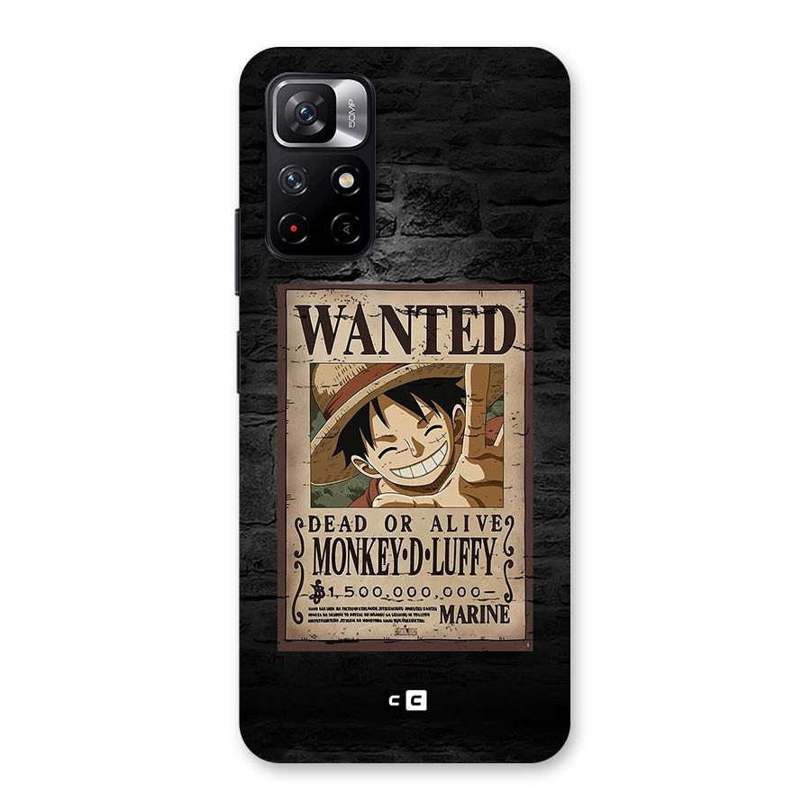 Luffy Wanted Back Case for Redmi Note 11T 5G