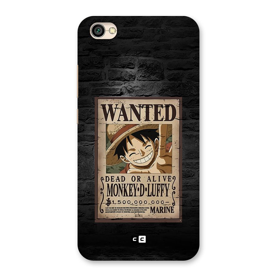 Luffy Wanted Back Case for Redmi Y1 Lite
