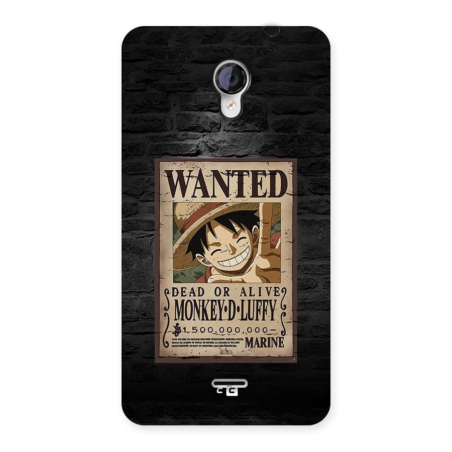 Luffy Wanted Back Case for Unite 2 A106