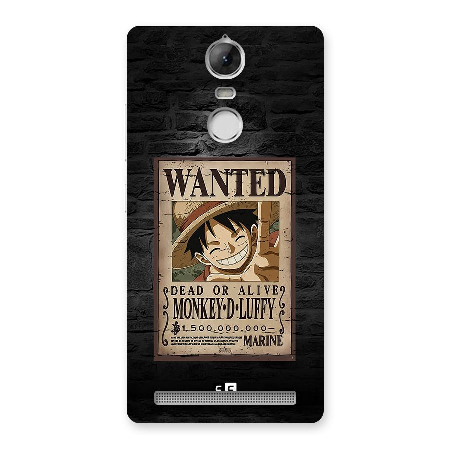 Luffy Wanted Back Case for Vibe K5 Note
