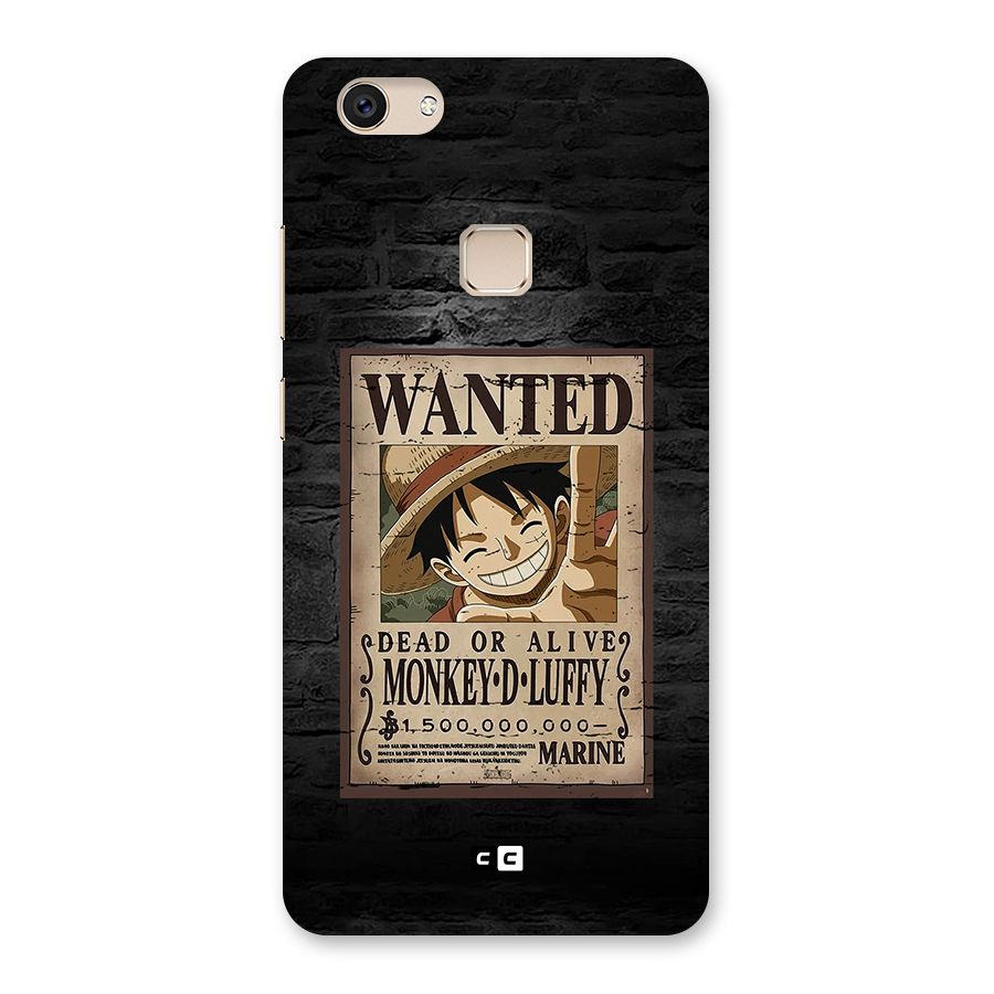 Luffy Wanted Back Case for Vivo V7