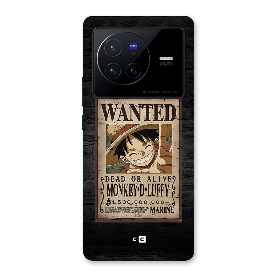 Luffy Wanted Back Case for Vivo X80