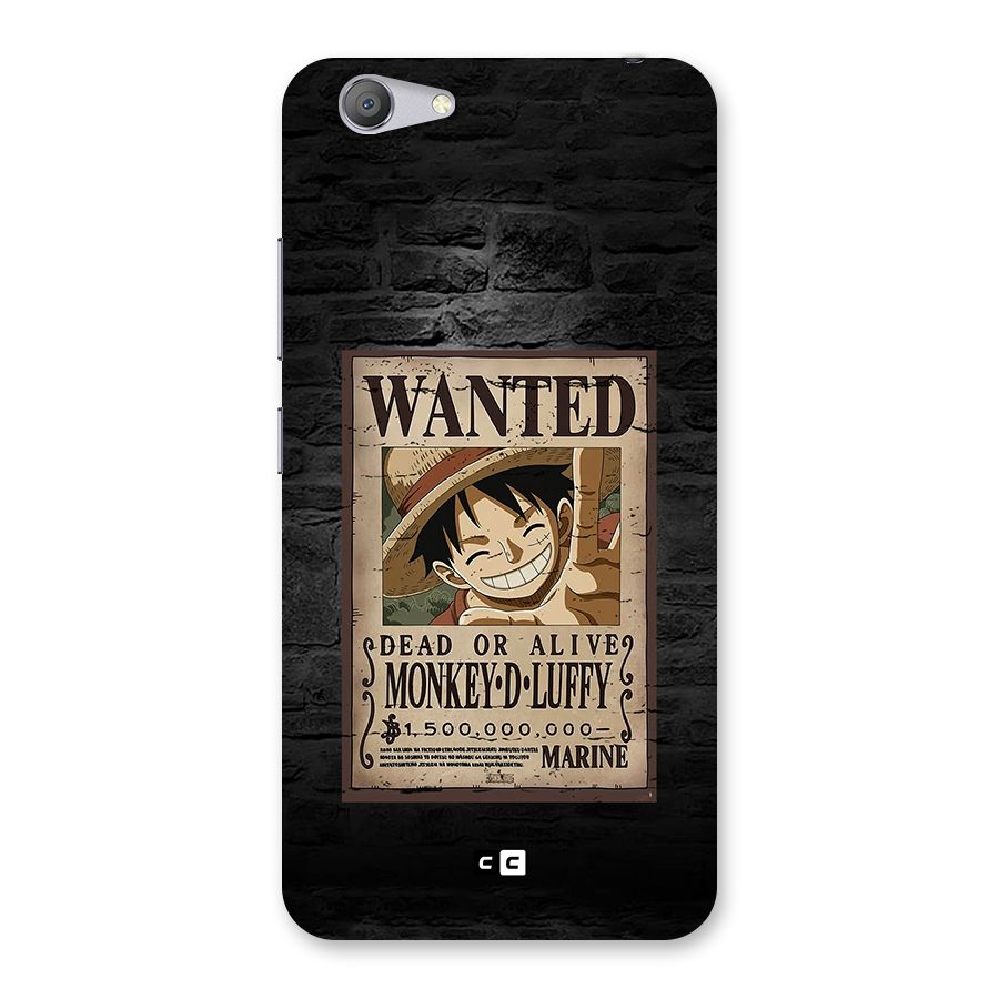Luffy Wanted Back Case for Vivo Y53