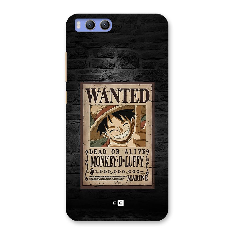 Luffy Wanted Back Case for Xiaomi Mi 6