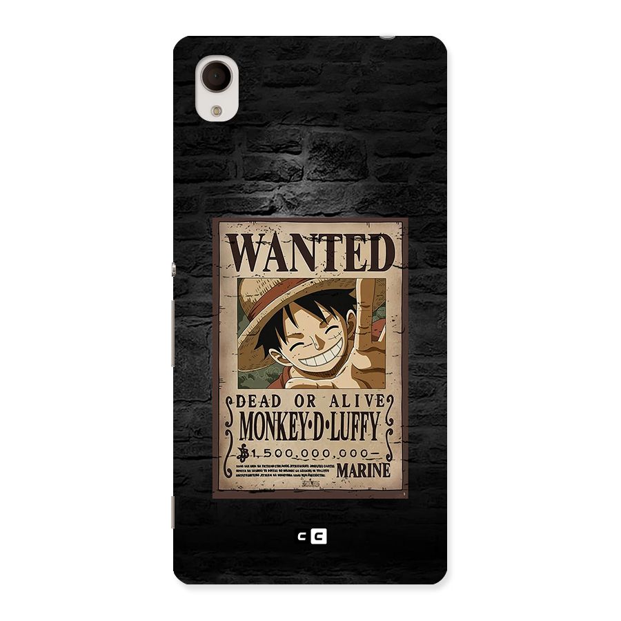 Luffy Wanted Back Case for Xperia M4