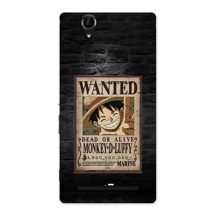 Luffy Wanted Back Case for Xperia T2