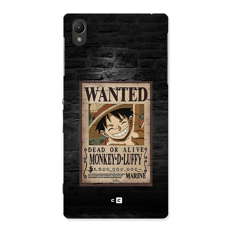 Luffy Wanted Back Case for Xperia Z1