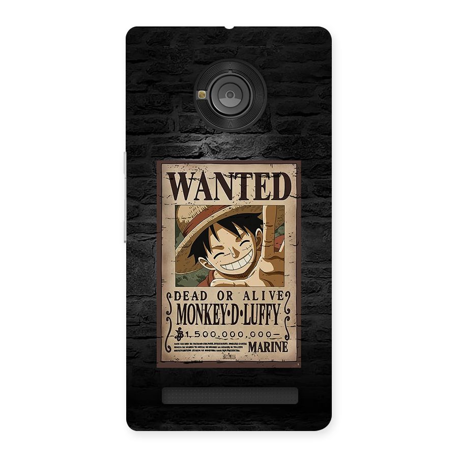 Luffy Wanted Back Case for Yunique