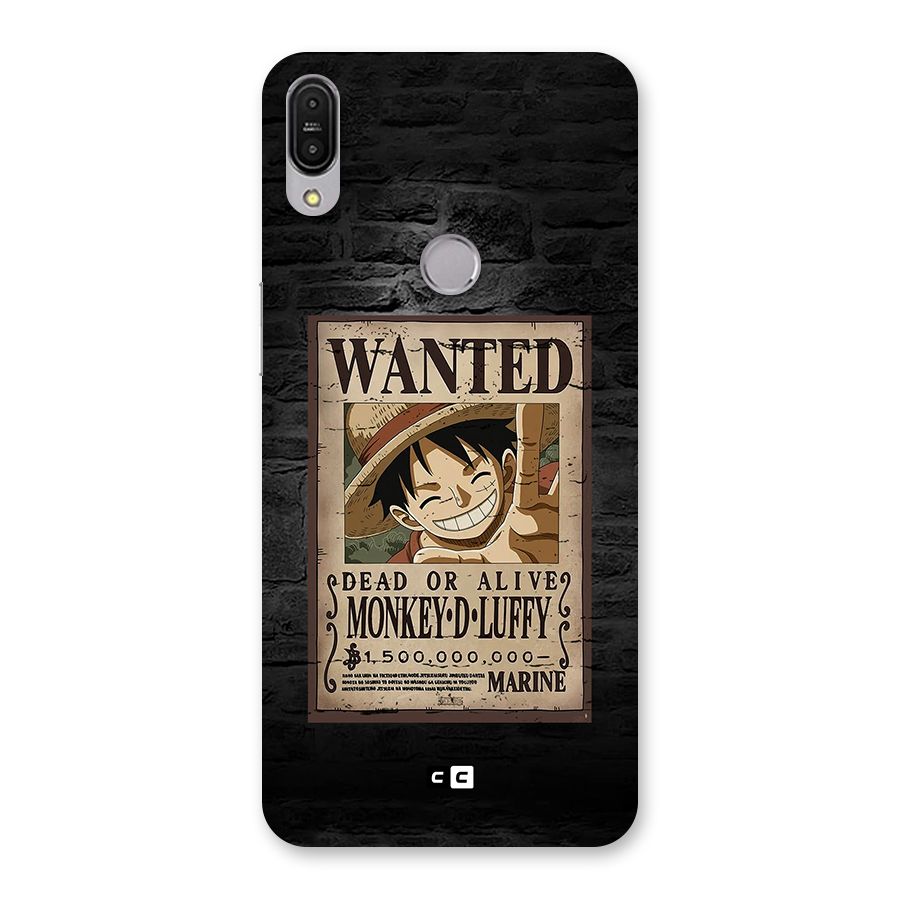 Luffy Wanted Back Case for Zenfone Max Pro M1