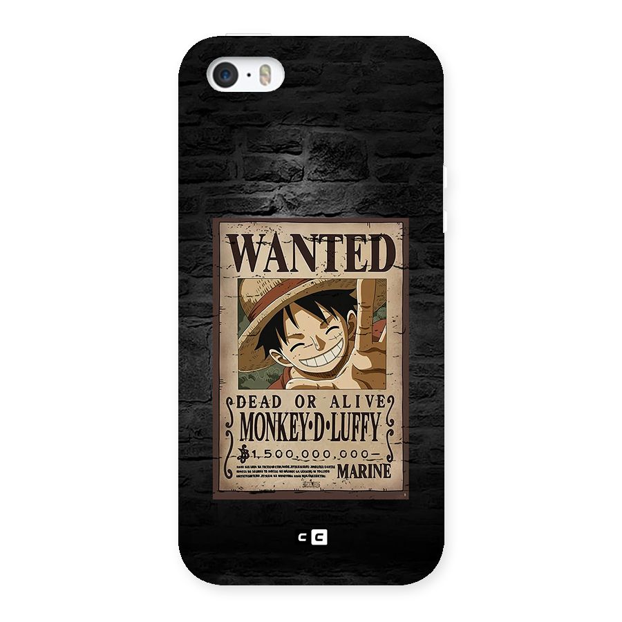 Luffy Wanted Back Case for iPhone SE 2016