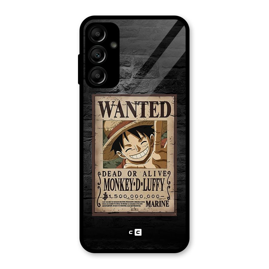 Luffy Wanted Glass Back Case for Galaxy A14 5G