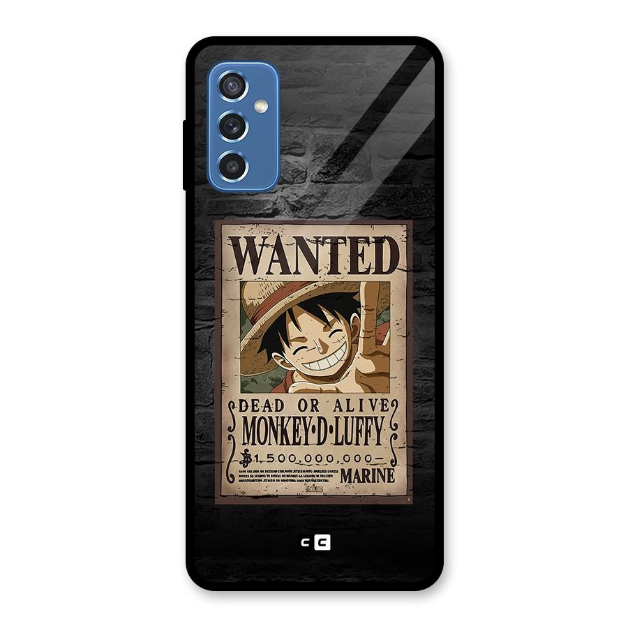 Luffy Wanted Glass Back Case for Galaxy M52 5G