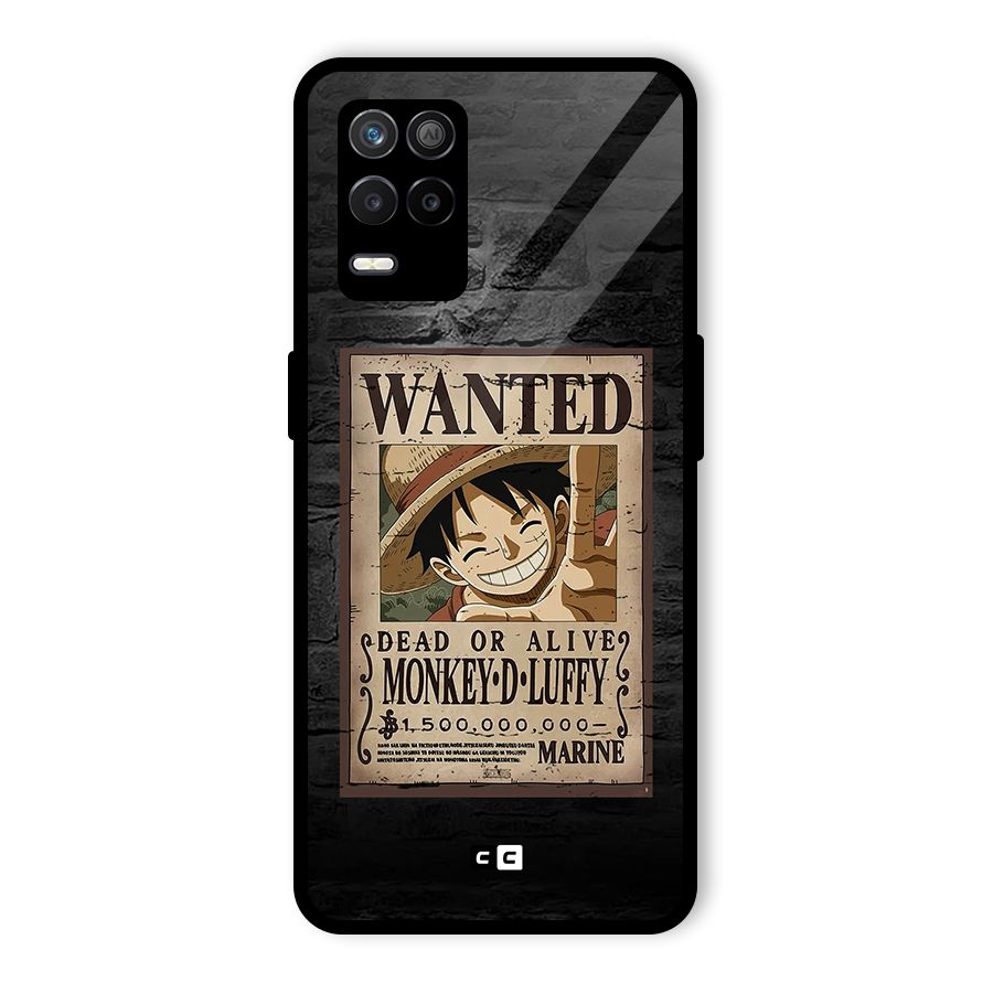 Luffy Wanted Glass Back Case for Realme 8 5G
