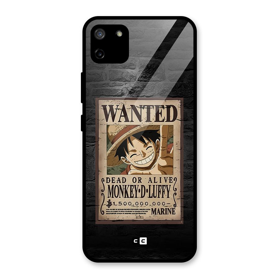 Luffy Wanted Glass Back Case for Realme C11