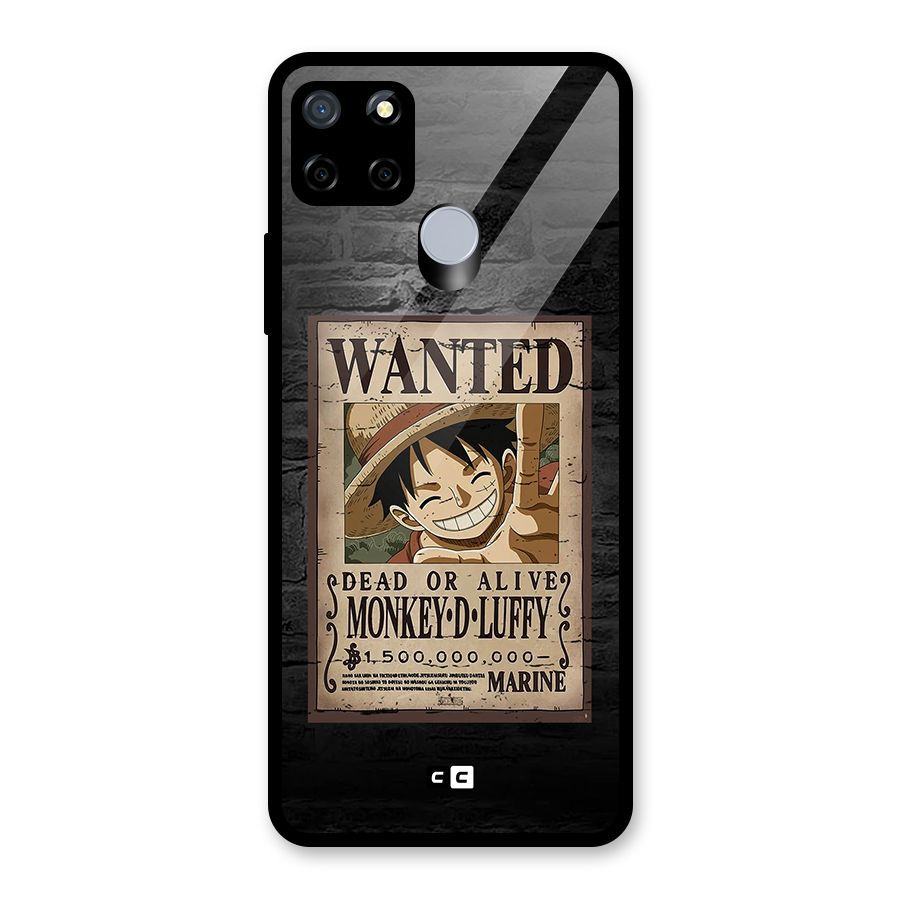 Luffy Wanted Glass Back Case for Realme C12
