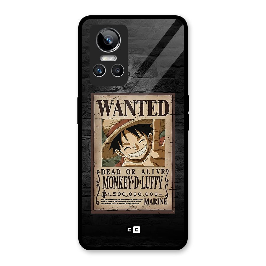 Luffy Wanted Glass Back Case for Realme GT Neo 3