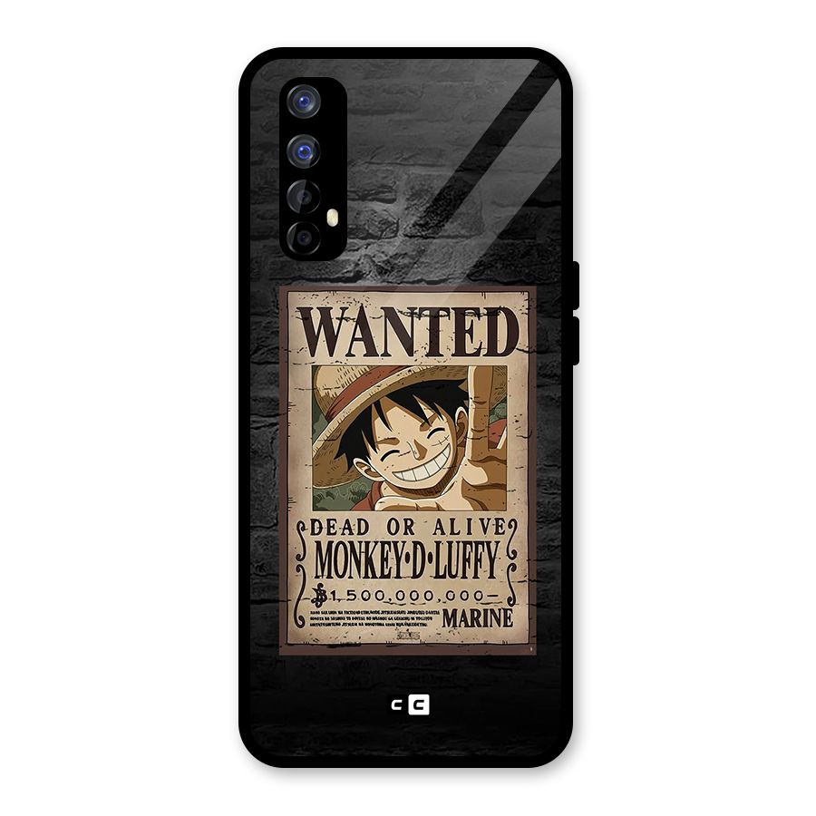 Luffy Wanted Glass Back Case for Realme Narzo 20 Pro