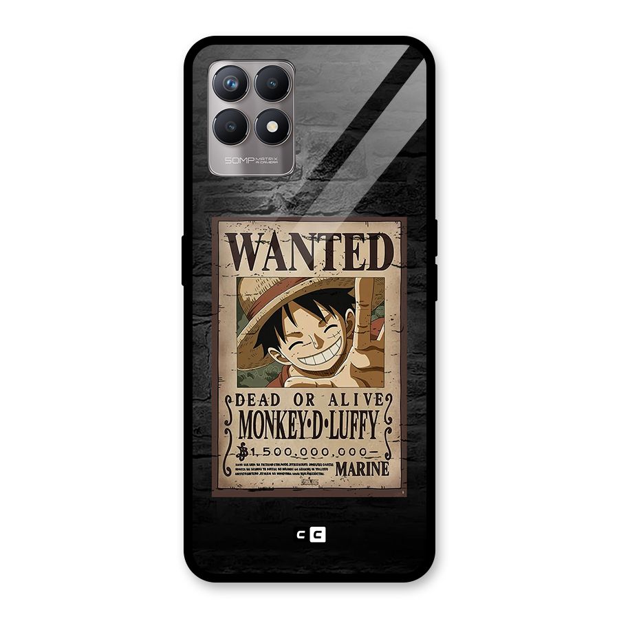 Luffy Wanted Glass Back Case for Realme Narzo 50