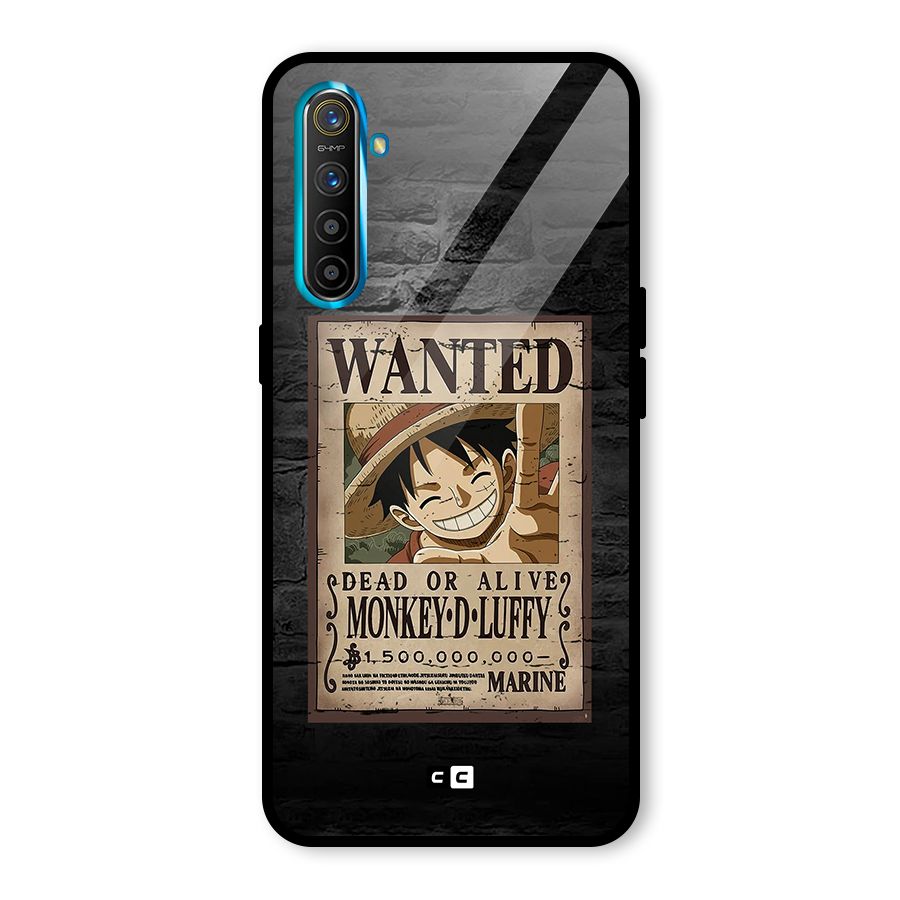 Luffy Wanted Glass Back Case for Realme X2