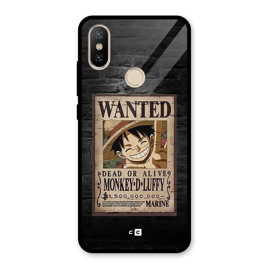 Luffy Wanted Glass Back Case for Redmi A2
