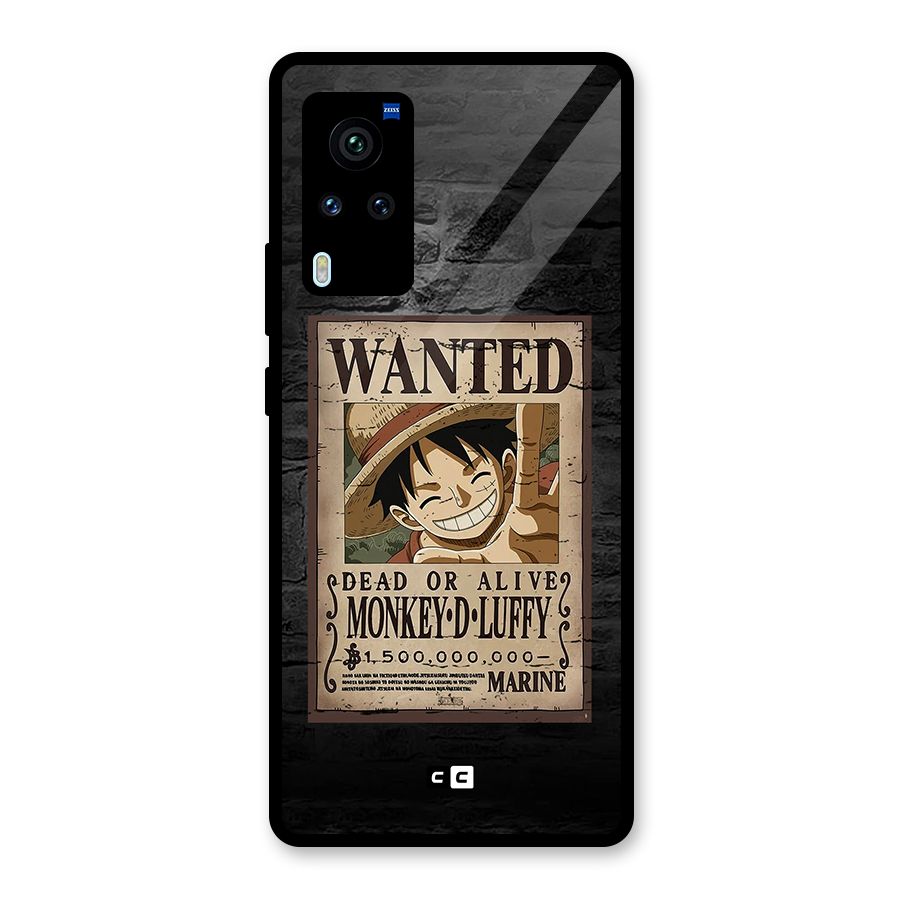 Luffy Wanted Glass Back Case for Vivo X60 Pro