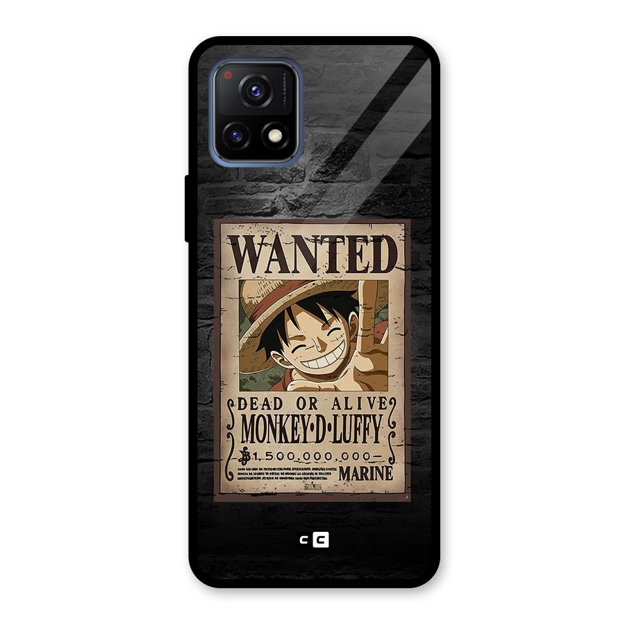 Luffy Wanted Glass Back Case for Vivo Y72 5G