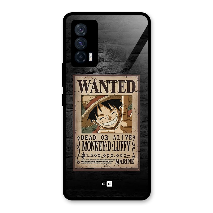 Luffy Wanted Glass Back Case for Vivo iQOO 7 5G