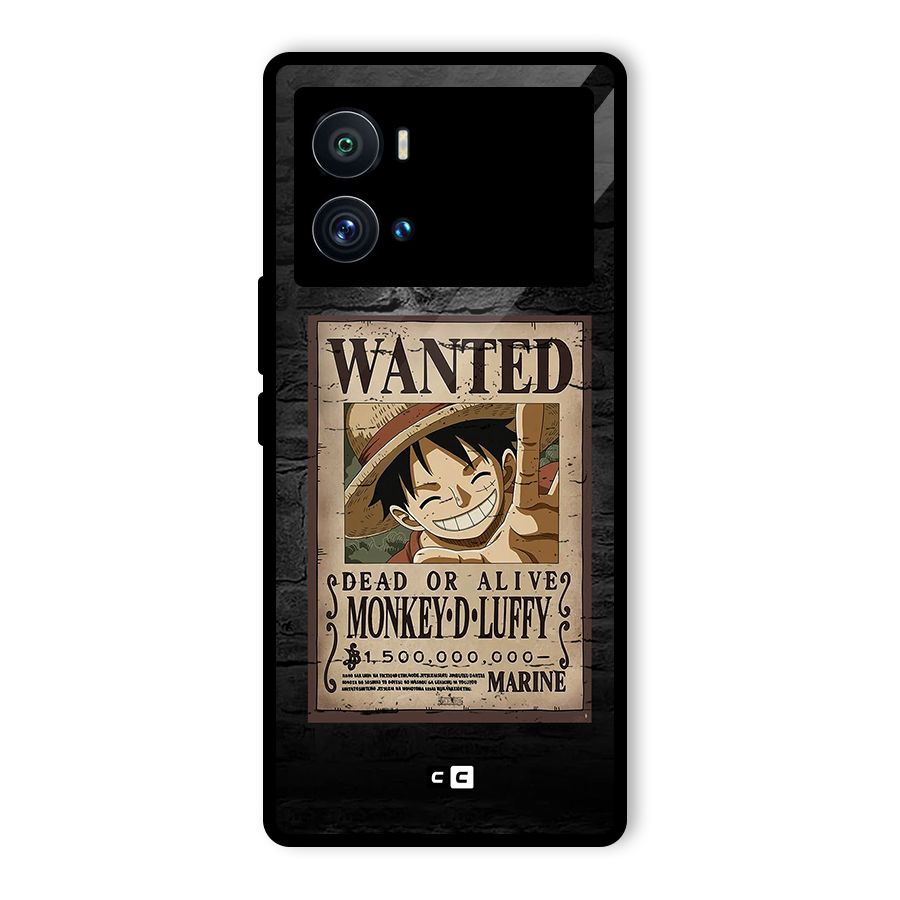 Luffy Wanted Glass Back Case for Vivo iQOO 9 Pro