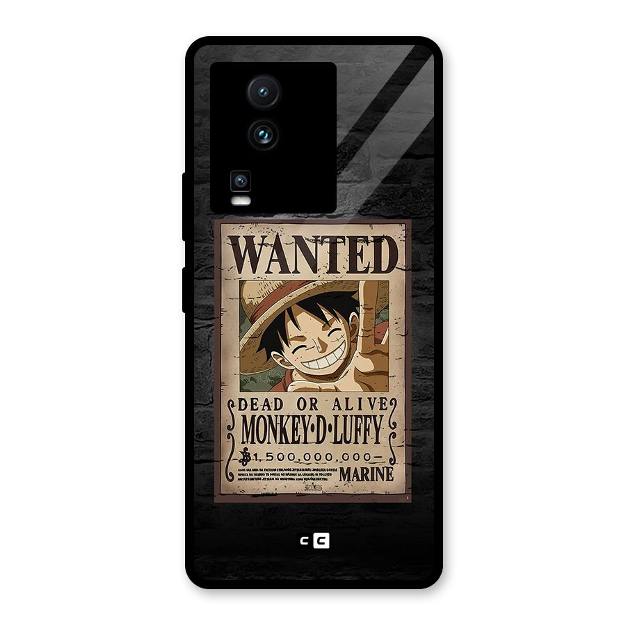 Luffy Wanted Glass Back Case for Vivo iQOO Neo 7