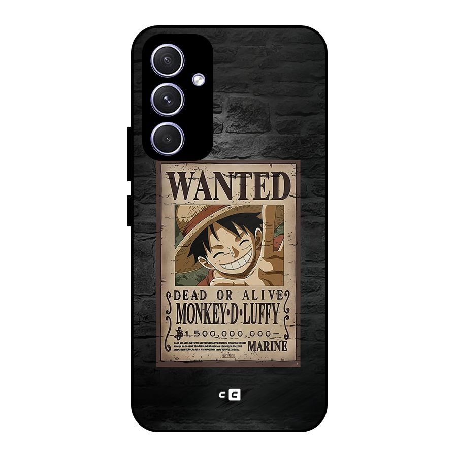 Luffy Wanted Metal Back Case for Galaxy A54