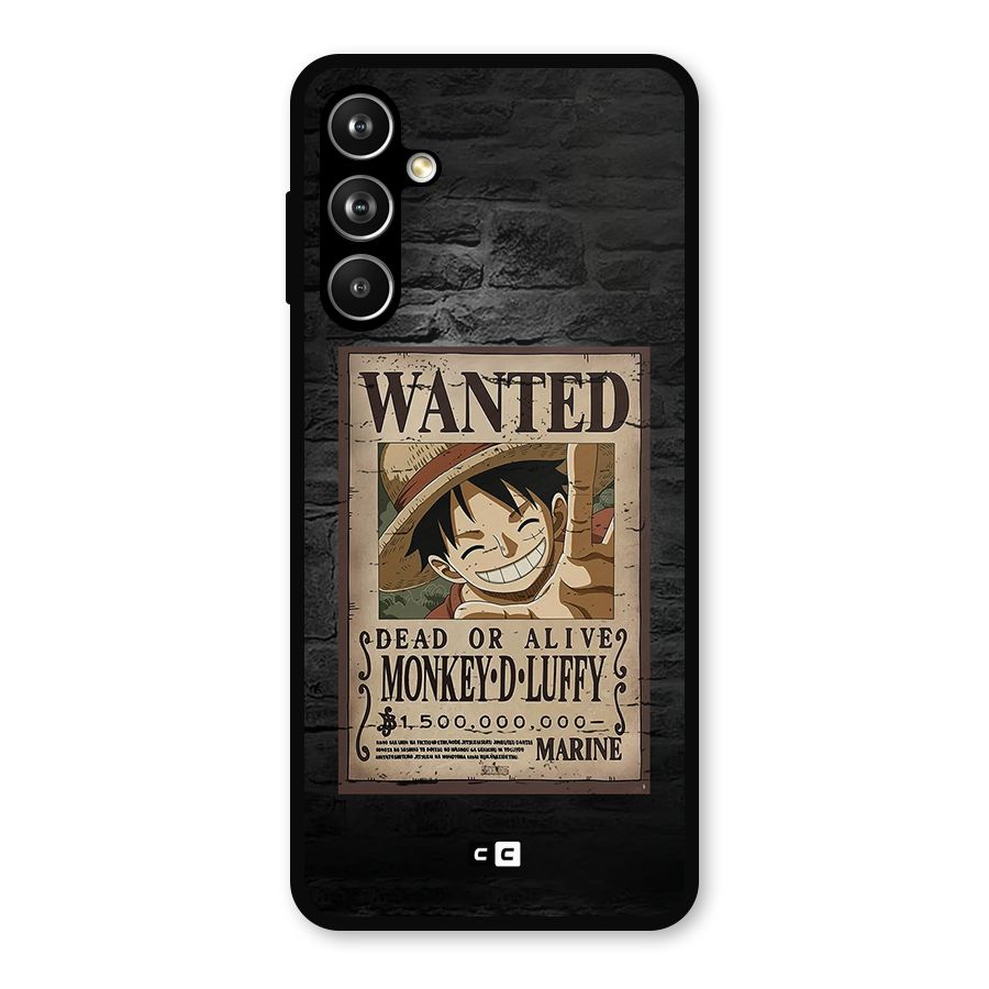 Luffy Wanted Metal Back Case for Galaxy F54
