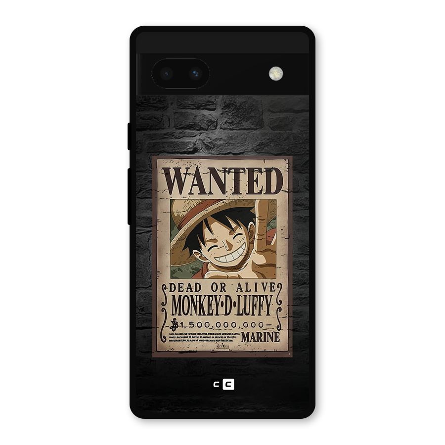 Luffy Wanted Metal Back Case for Google Pixel 6a