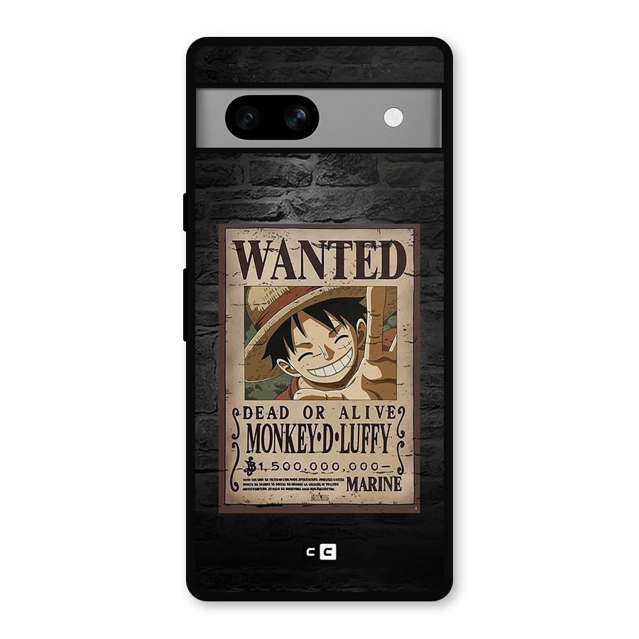 Luffy Wanted Metal Back Case for Google Pixel 7a