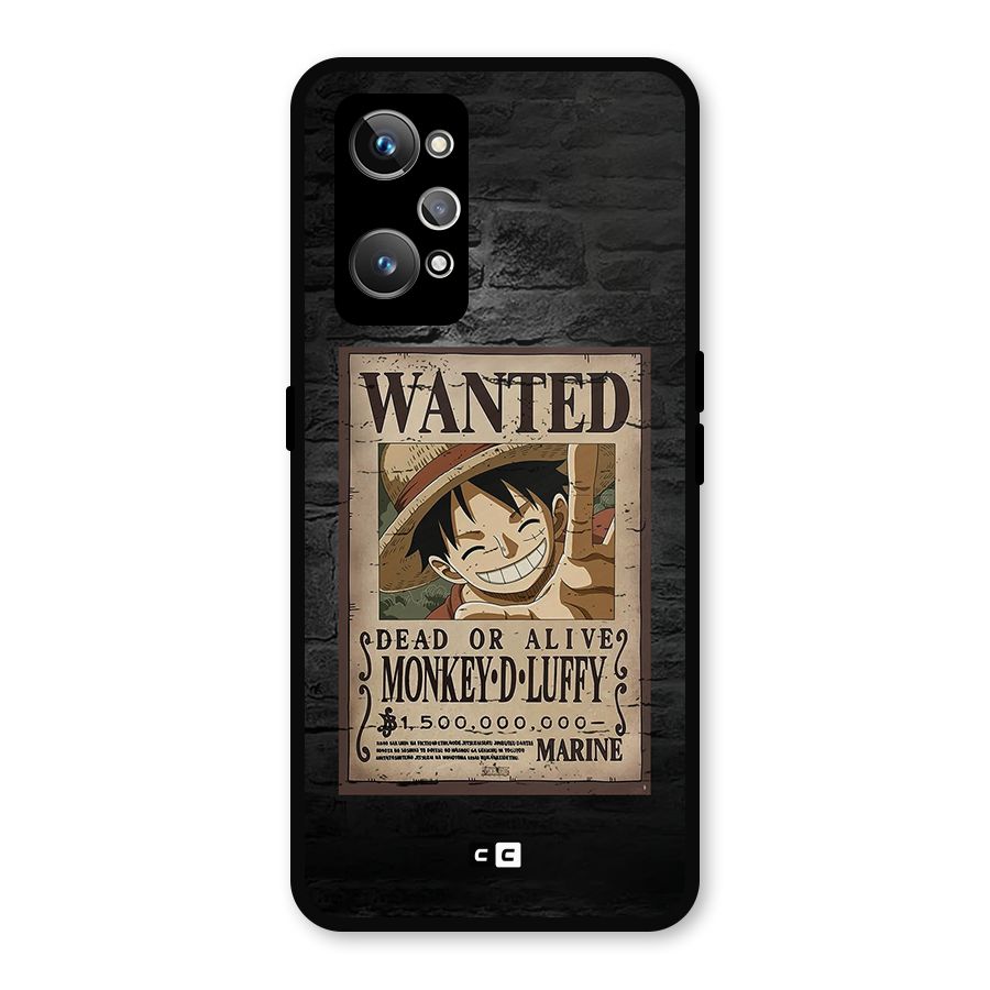Luffy Wanted Metal Back Case for Realme GT Neo2