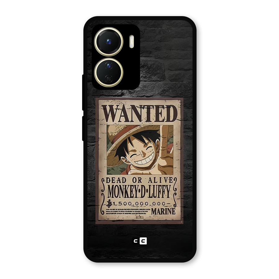 Luffy Wanted Metal Back Case for Vivo Y56