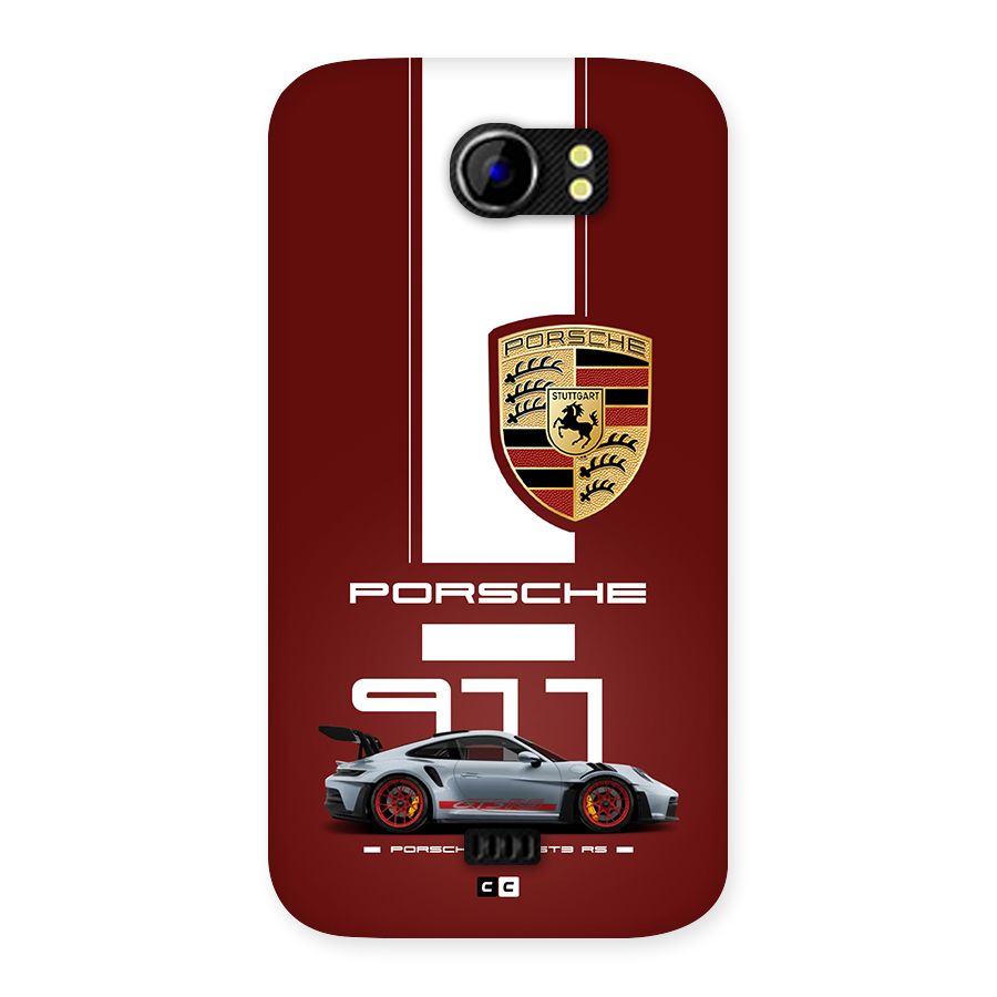 Luxe Supercar Back Case for Canvas 2 A110