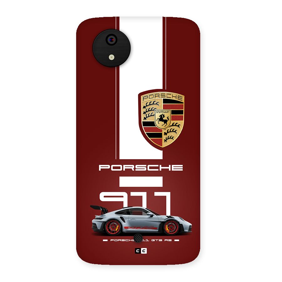 Luxe Supercar Back Case for Canvas A1  AQ4501