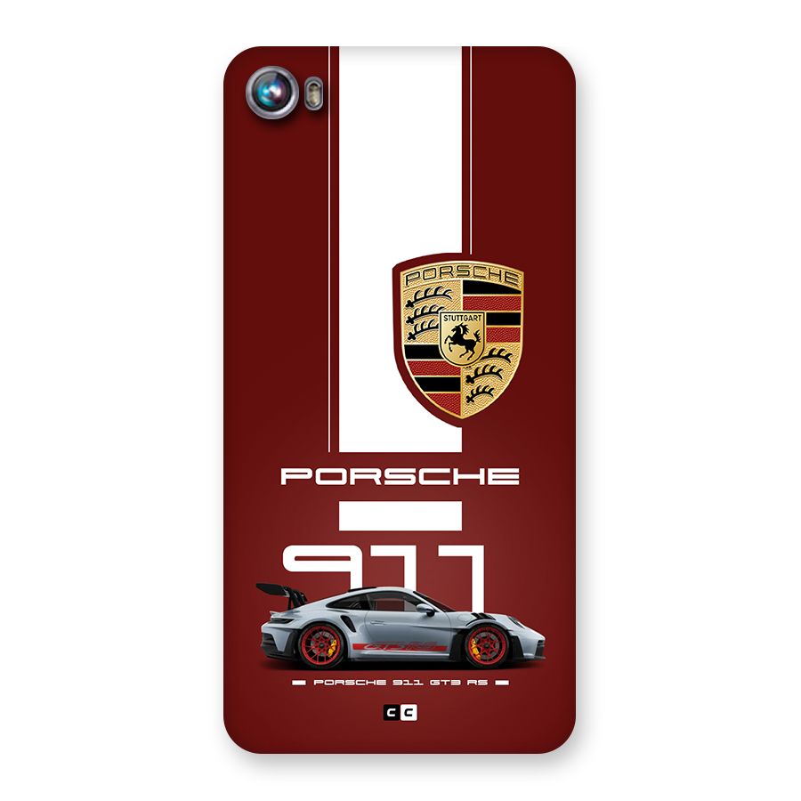 Luxe Supercar Back Case for Canvas Fire 4 (A107)