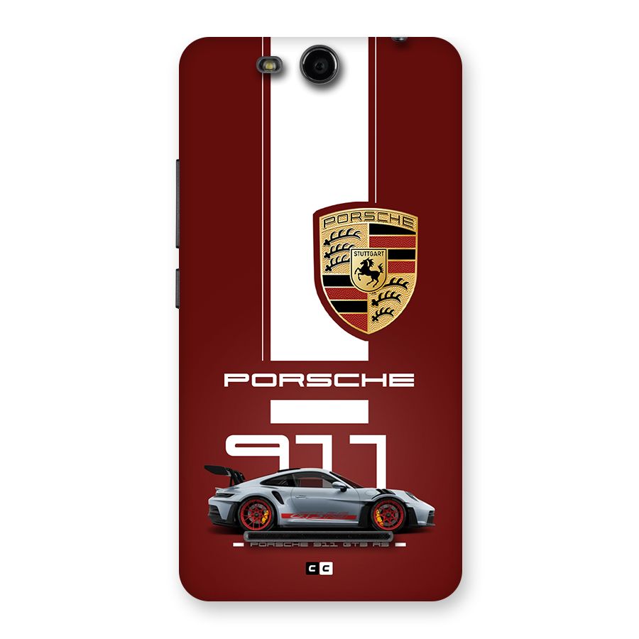 Luxe Supercar Back Case for Canvas Juice 3 Q392