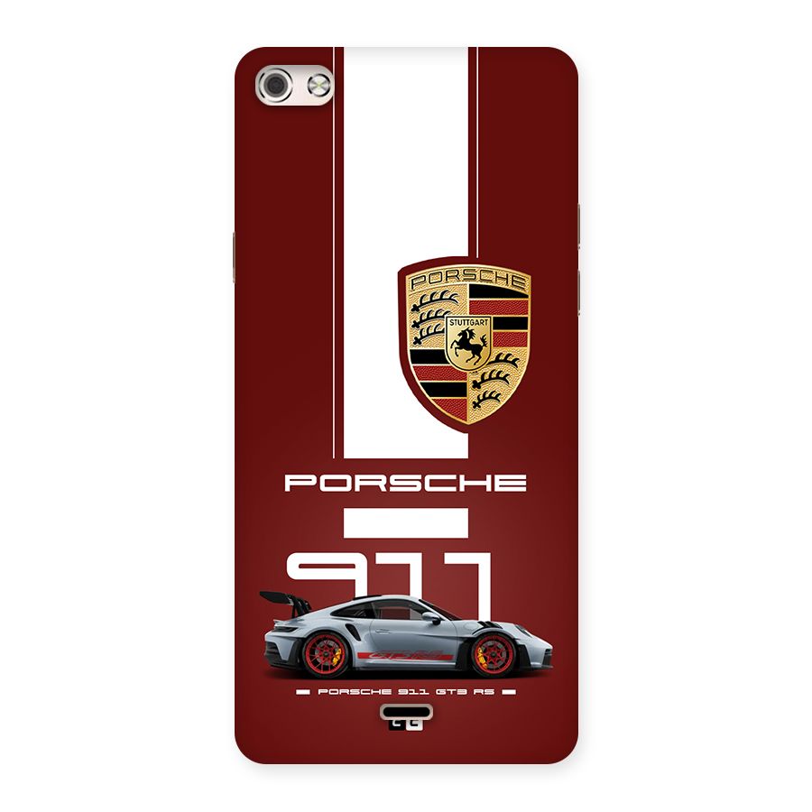 Luxe Supercar Back Case for Canvas Silver 5