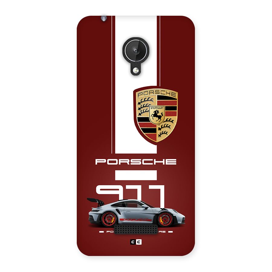 Luxe Supercar Back Case for Canvas Spark Q380