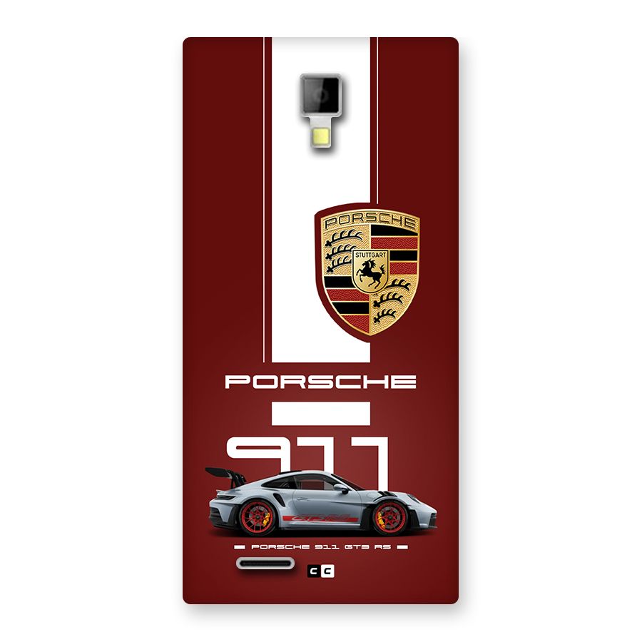Luxe Supercar Back Case for Canvas Xpress A99