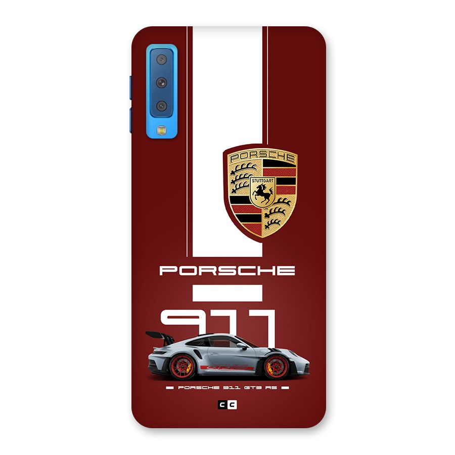 Luxe Supercar Back Case for Galaxy A7 (2018)