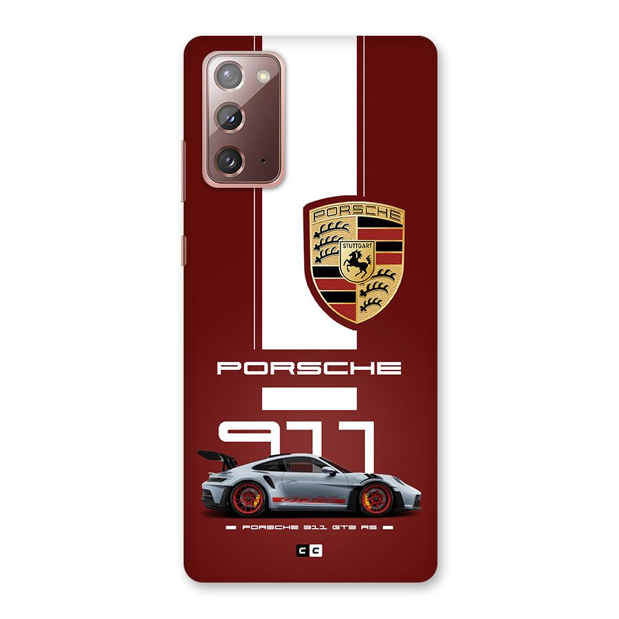 Luxe Supercar Back Case for Galaxy Note 20