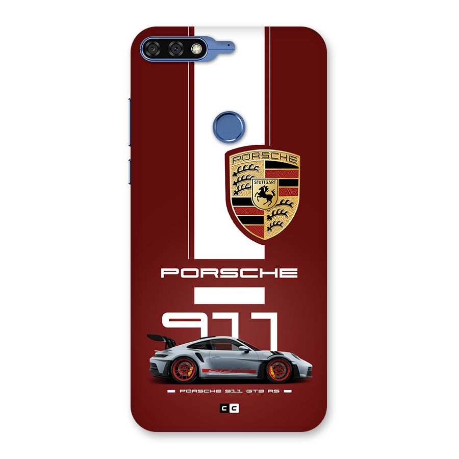 Luxe Supercar Back Case for Honor 7C