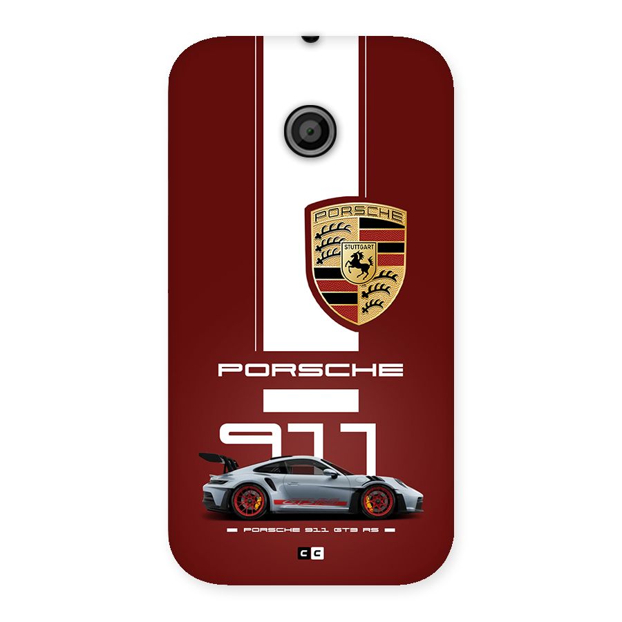 Luxe Supercar Back Case for Moto E